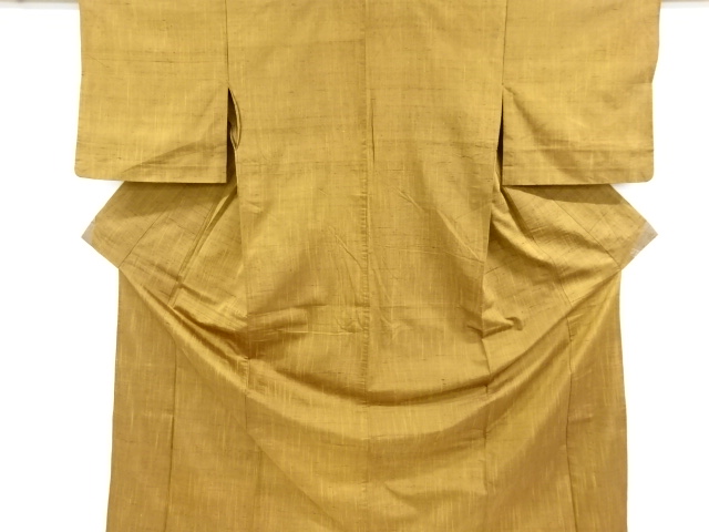 JAPANESE KIMONO / ANTIQUE HITOE KIMONO / SILK / FUSHI TSUMUGI